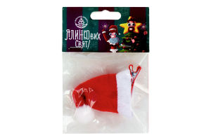 Заколка для волосся Новорічний ковпак в асортимен