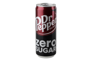 Напій безалкогольний сильногазований Zero sugar Dr Pepper з/б 330мл