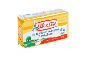 Масло сливочное 82% несоленое Elle&Vire м/у 200г