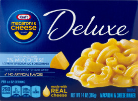 Kraft Macaroni & Cheese Deluxe 2% Milk Cheese