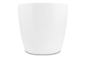 Горщик квіт. Don-Plast AGA 20 см білий DA 20 И310 (Польща)