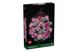 Конструктор для дорослих від 18років №10374 Bouquet of pink roses Botanicals Lego 789ел
