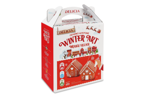 Печиво цукрове з ароматом апельсина Апельсинове селище Delicia к/у 400г