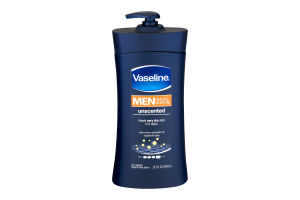Vaseline Men Healing Moisture Body Lotion Unscented