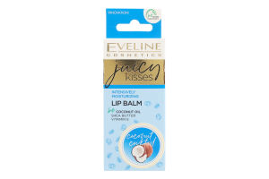 Бальзам для губ інтенсивно зволожуючий Coconut Cocktail Juicy Kisses Eveline 12мл