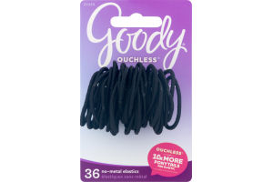 Goody Ouchless No-Metal Elastics - 36 CT