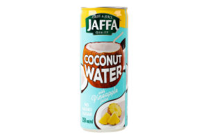 Вода кокосовая стерилизованная с соком ананаса Jaffa ж/б 250мл