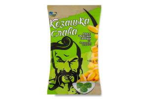 Арахис жареный соленый со вкусом васаби Козацька слава м/у 100г