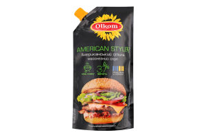 Соус майонезний 37% American style Olkom д/п 295г