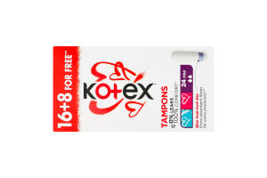 Тампон Kotex Ultra Sorb Silky Cover mini 16шт