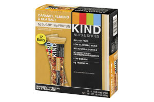 Kind Nuts & Spices Caramel Almond & Sea Salt - 12 CT
