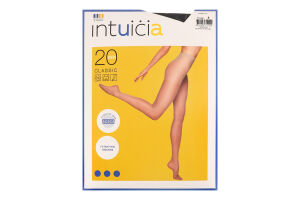 Колготки женские Intuicia Classic 20den 4 черный