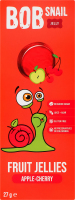 Мармелад натуральний Яблуко-вишня Bob Snail к/у 27г