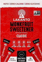 Замінник цукру Lakanto Classic 3г*30шт 90г