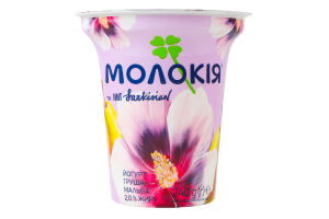 Йогурт 2% с наполнителем фруктовым пастеризованным Груша-мальва Молокія ст 240г