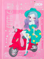 Блокнот ZiBi Cute Girl А-6 кл. рожевий