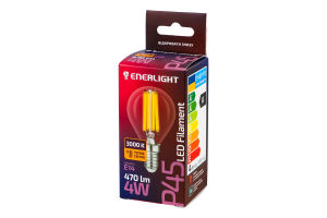 Лампа LED Enerlight Filament P45 4Вт Е14