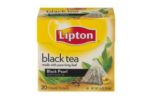 Lipton Black Tea Pyramid Tea Bags Black Pearl - 20 CT