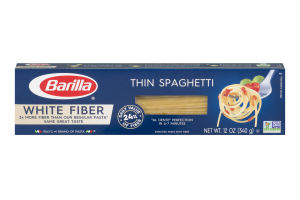 Barilla Pasta White Fiber Thin Spaghetti