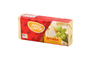 Продукт сырный 55% молокосодержащий плавленый ломтевой Дружба Наш сирок м/у 70г