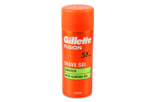 Гель для гоління з мигдальною олією Sensitive Fusion 5 Gillette 75мл