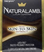 Trojan Naturalamb Luxury Condoms - 3 CT