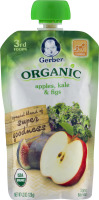 Gerber Organic 3rd Foods Organic Baby Food Apples, Kale & Figs