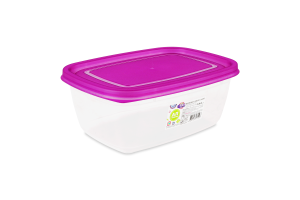 Контейнер універсальний 1.06л 184x134x74мм Прямокутний №2 Ал-Пластик 1шт