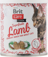 Ласощі д/котів Снек Суперфрутс з ягням 100г Бріт Кеа