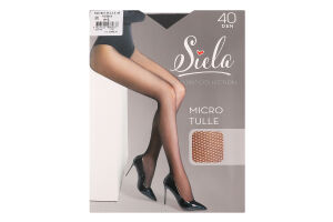 Колготки женские Siela Micro Tulle 40den 4-L nero