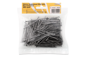 Цвях будівельний 2,5*60мм 300г блістер Гроно-трейд