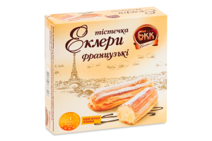 Пирожные Эклеры французские Київ БКК к/у 165г