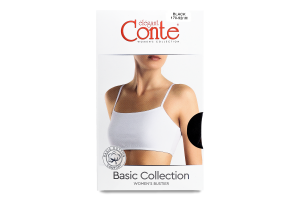 Бюстьє жіноче Conte elegant Basic Collection №LBE2018 170-92/M black