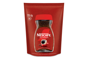 Кофе растворимый гранулированный Classic Nescafe д/п 170г
