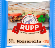 Сир плавлений Rupp з моцарелою скибочки 40%