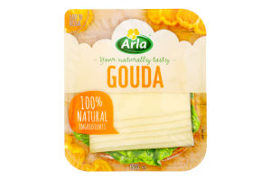 Сыр 48% твердый Gouda Arla лоток 150г