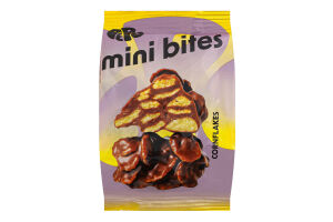 Цукерка Пластівці кукурудзяні в молочній кондитерській глазурі Mini bites Pepo м/у 50г