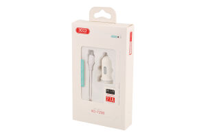 Пристрій зарядний автомобільний 2USB 2,4A+Кабель USB Micro-USB ХО