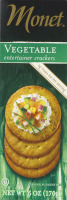 Monet Vegetable Entertainer Crackers