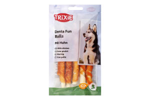 Палочки для очищения зубов собак Chicken Chewing Rolls Denta Fun Trixie м/у 70г
