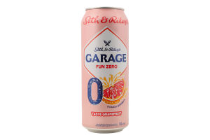 Пиво спеціальне 500мл безалкогольне пастеризоване Taste Grapefruit Fun Zero №0 Seth&Riley's Garage з/б