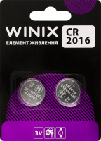 Елемент живлення CR2016 3V Winix 2шт