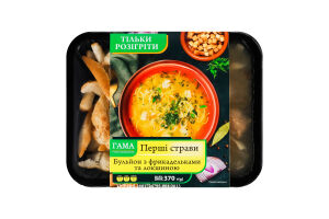 Бульон с фрикадельками и лапшой Гама Fresh Sandwiches лоток 370г