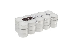Свічка чайна біла блок 6год №У7055 Kyiv Candle Factory 30шт