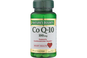 Nature's Bounty Co Q-10 100 mg Softgels - 75 CT