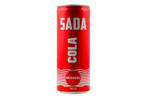 Напиток газированный Cola SADA ж/б 250мл
