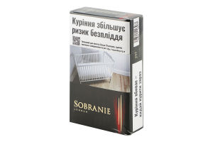 Сигареты с фильтром Sobranie Refine Black 20шт