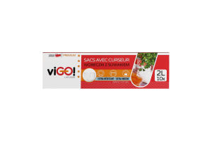 Пакеты-слайдеры для хранения продуктов 18х25см №7564210 Премиум viGO! 10шт