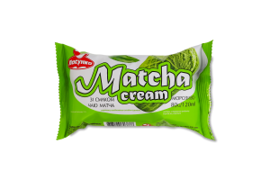 Морозиво 12% з комбінованим складом сировини зі смаком чаю матча Matcha cream Ласунка м/у 80г