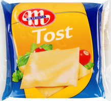Сыр плавленый тостерный слайсами Tost Mlekovita м/у 130г